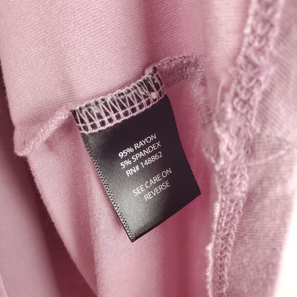 TORRID SUPER SOFT KNIT MAUVE PINK LAYERING TANK TOP Shirt Sleeveless Popover - Picture 5 of 6